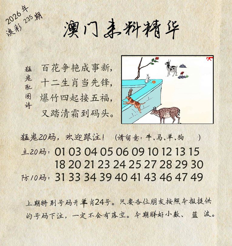 精华来料 第235期