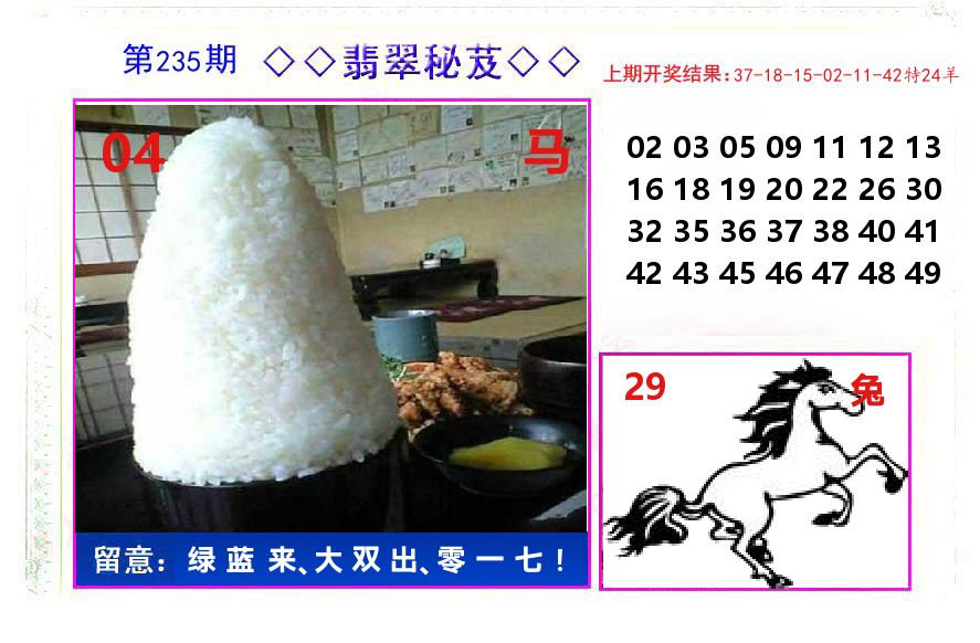 翡翠秘芨 第235期