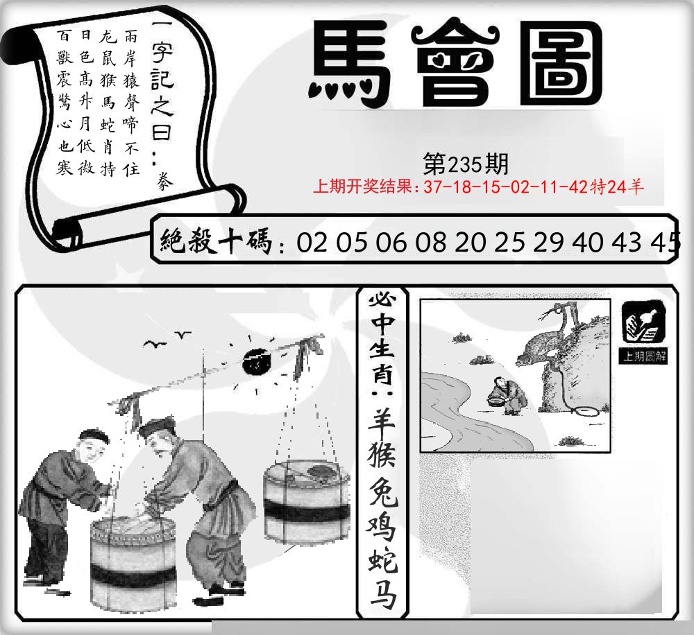 马会图 第235期