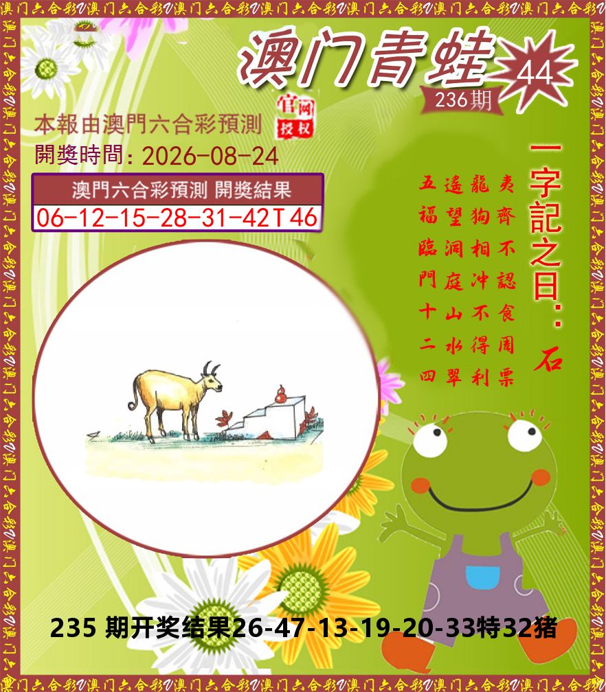 青蛙系列44 第236期