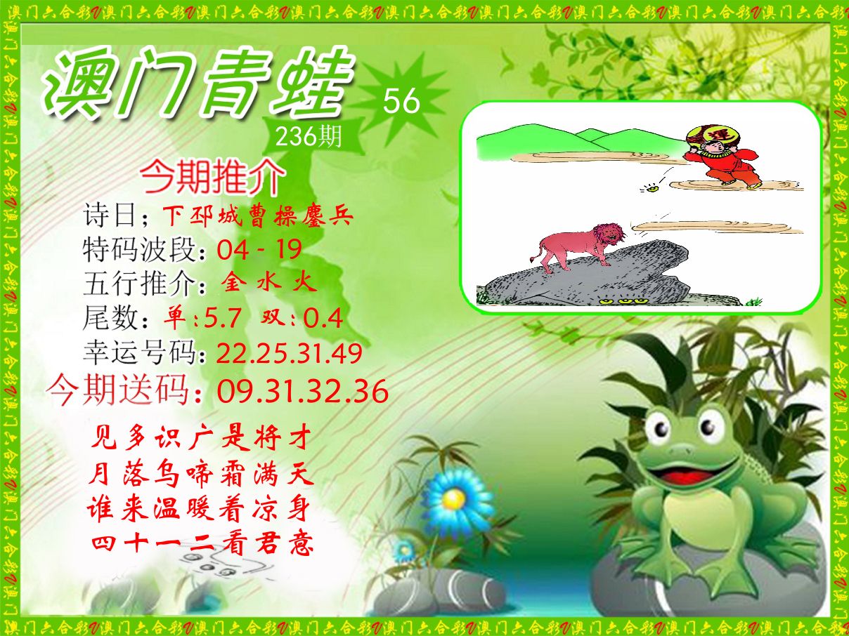 青蛙系列56 第236期