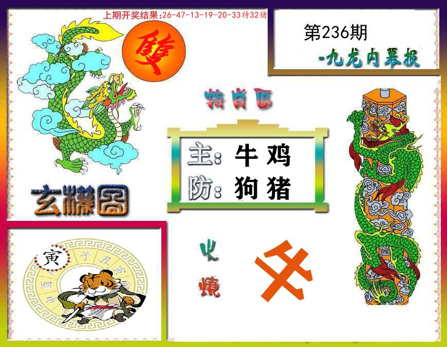 九龙内幕报 第236期
