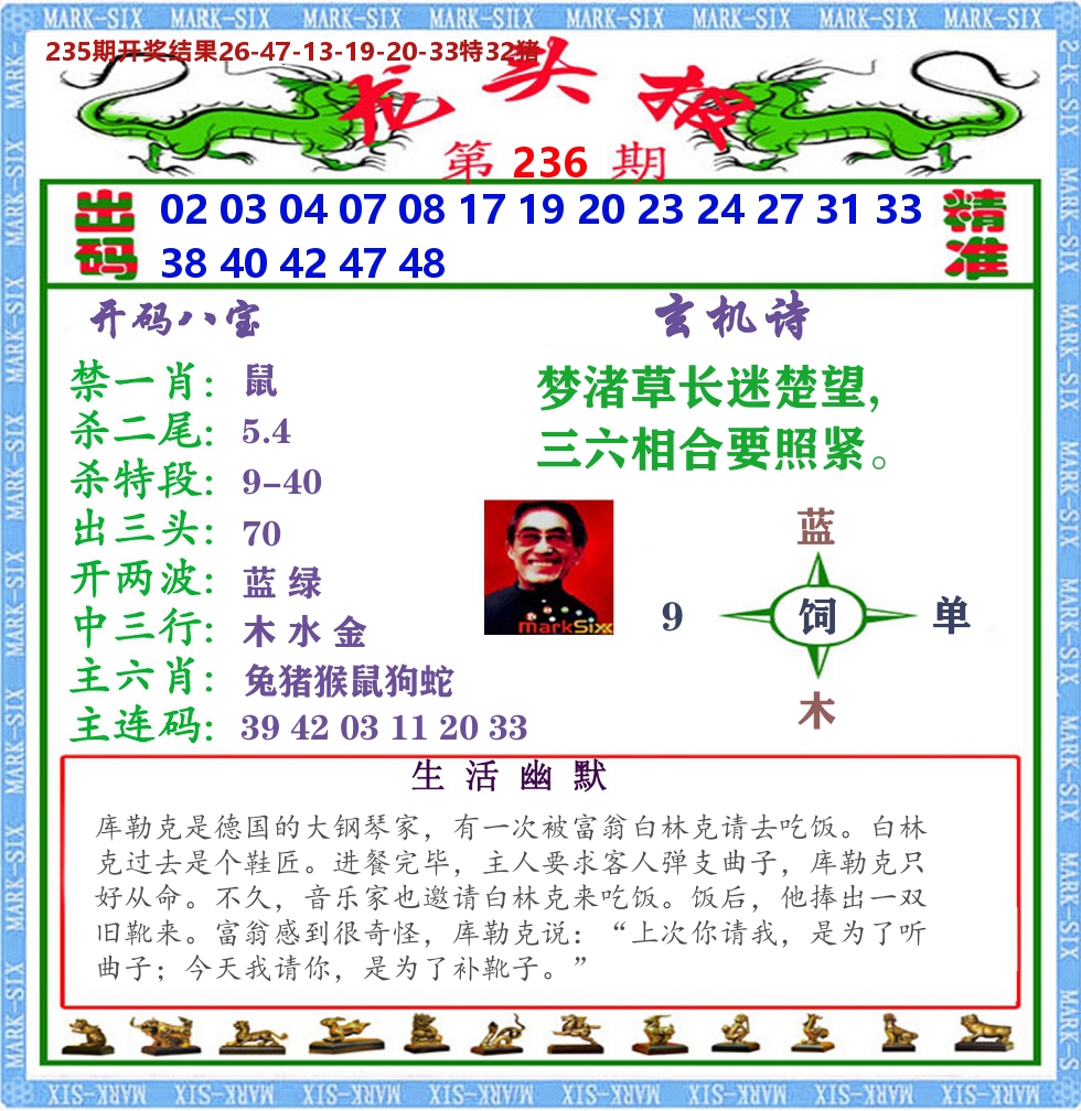 澳门龙头报 第236期