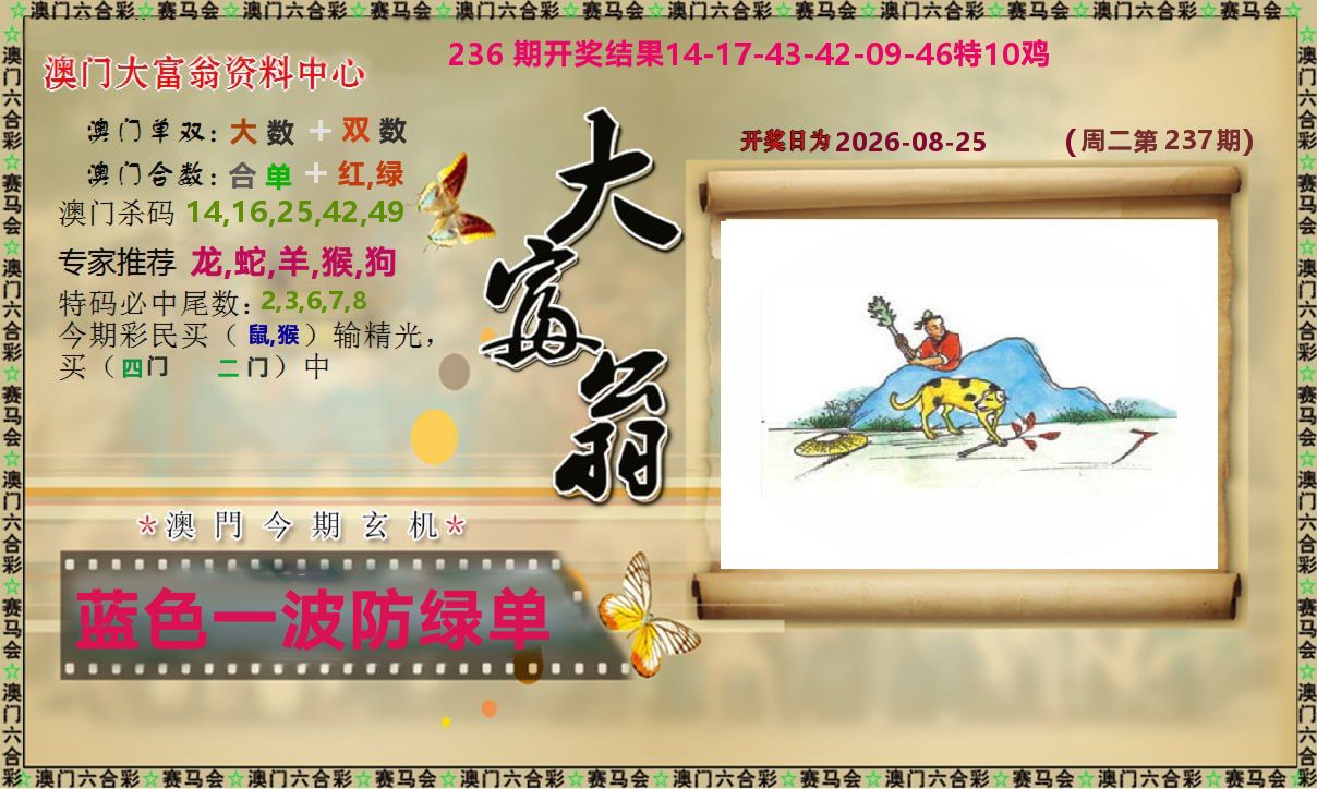 新大富翁 第237期