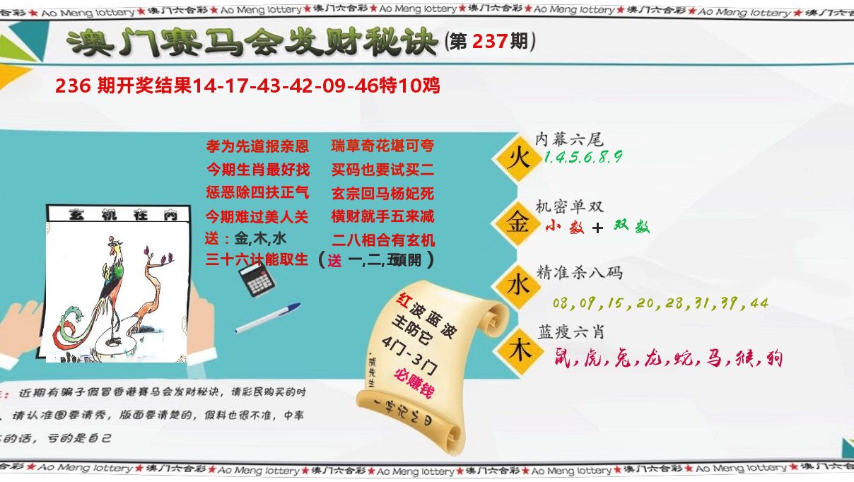 发财秘诀 第237期