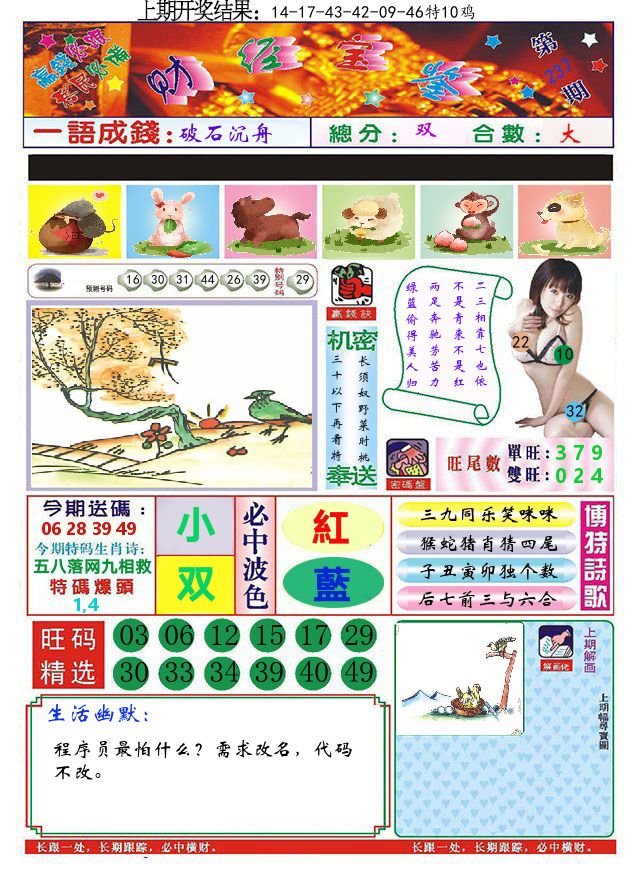 澳门财经宝鉴 第237期