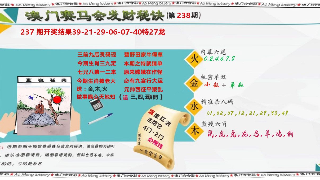 发财秘诀 第238期