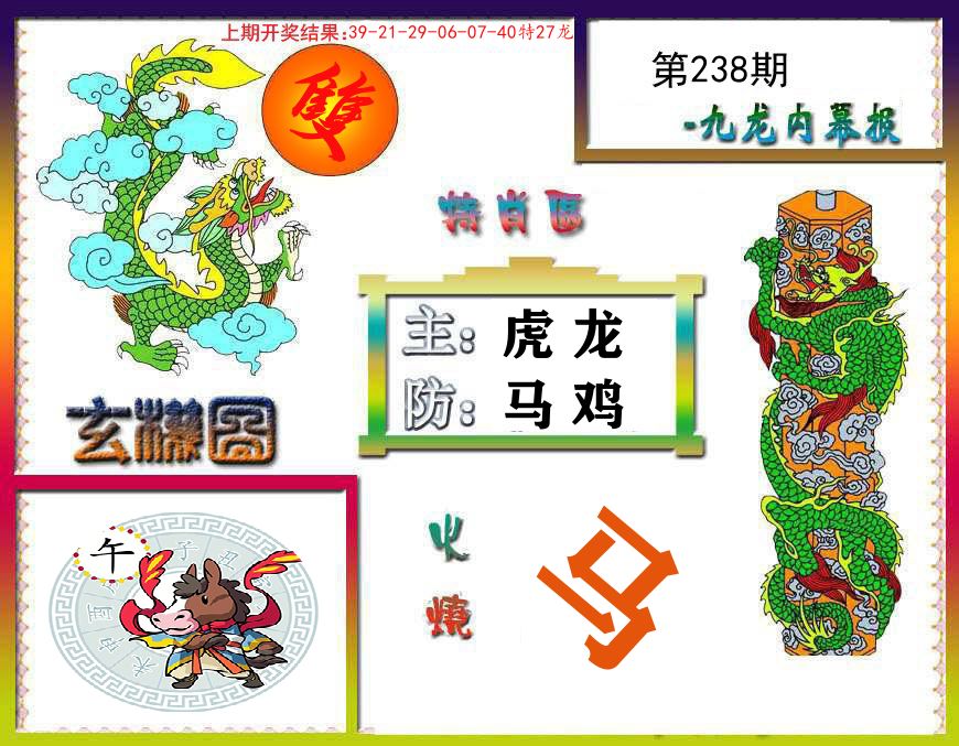 九龙内幕报 第238期