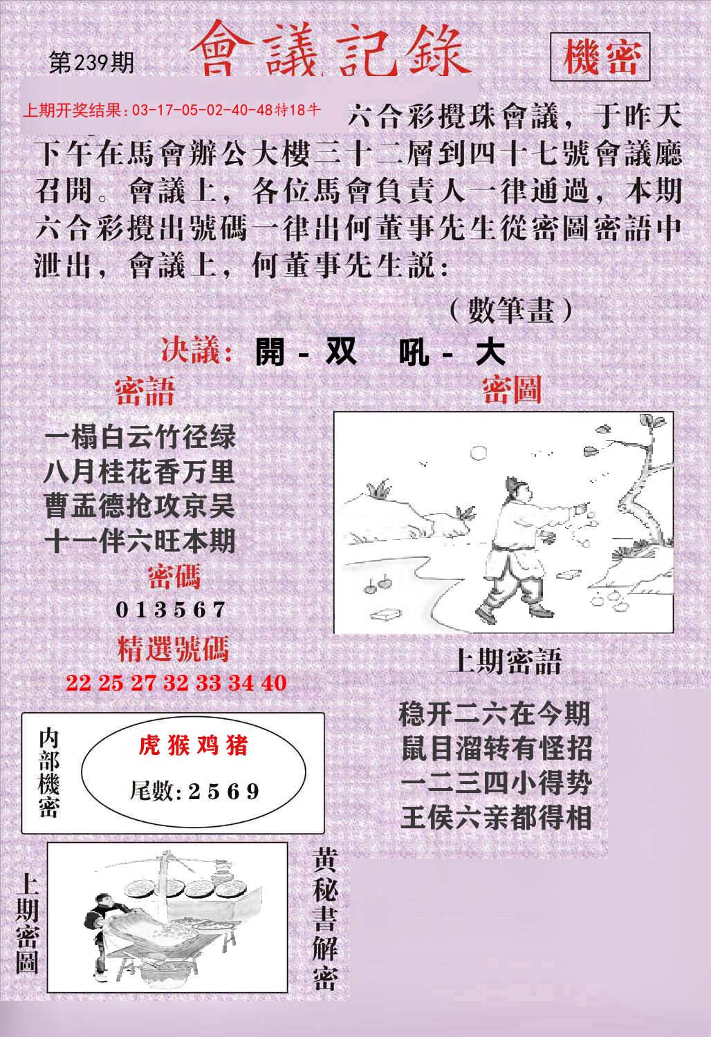 会议记录 第239期