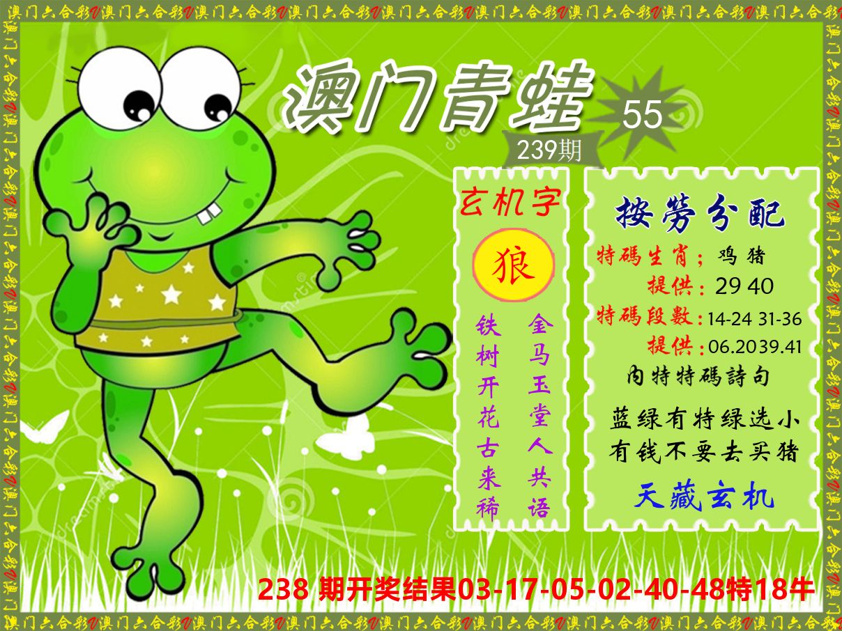 青蛙系列55 第239期
