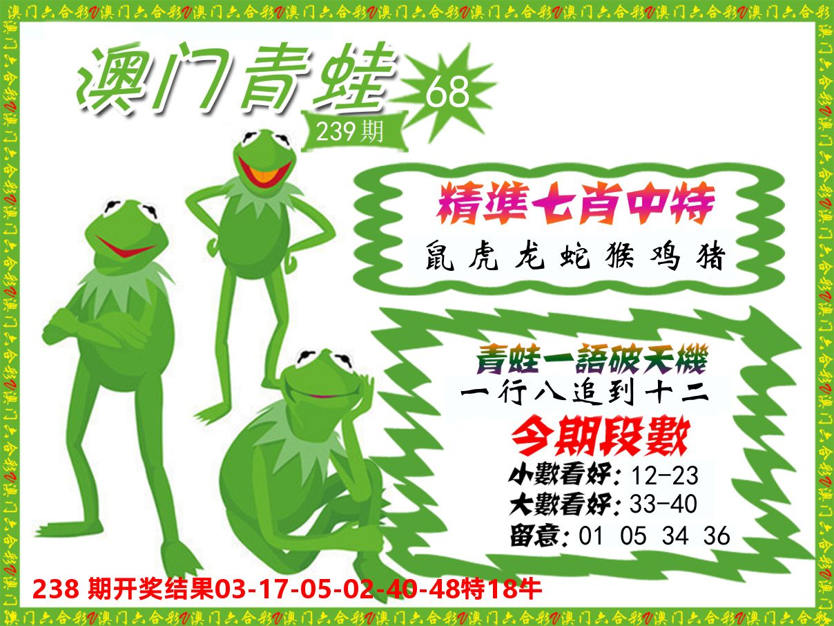 青蛙系列68 第239期