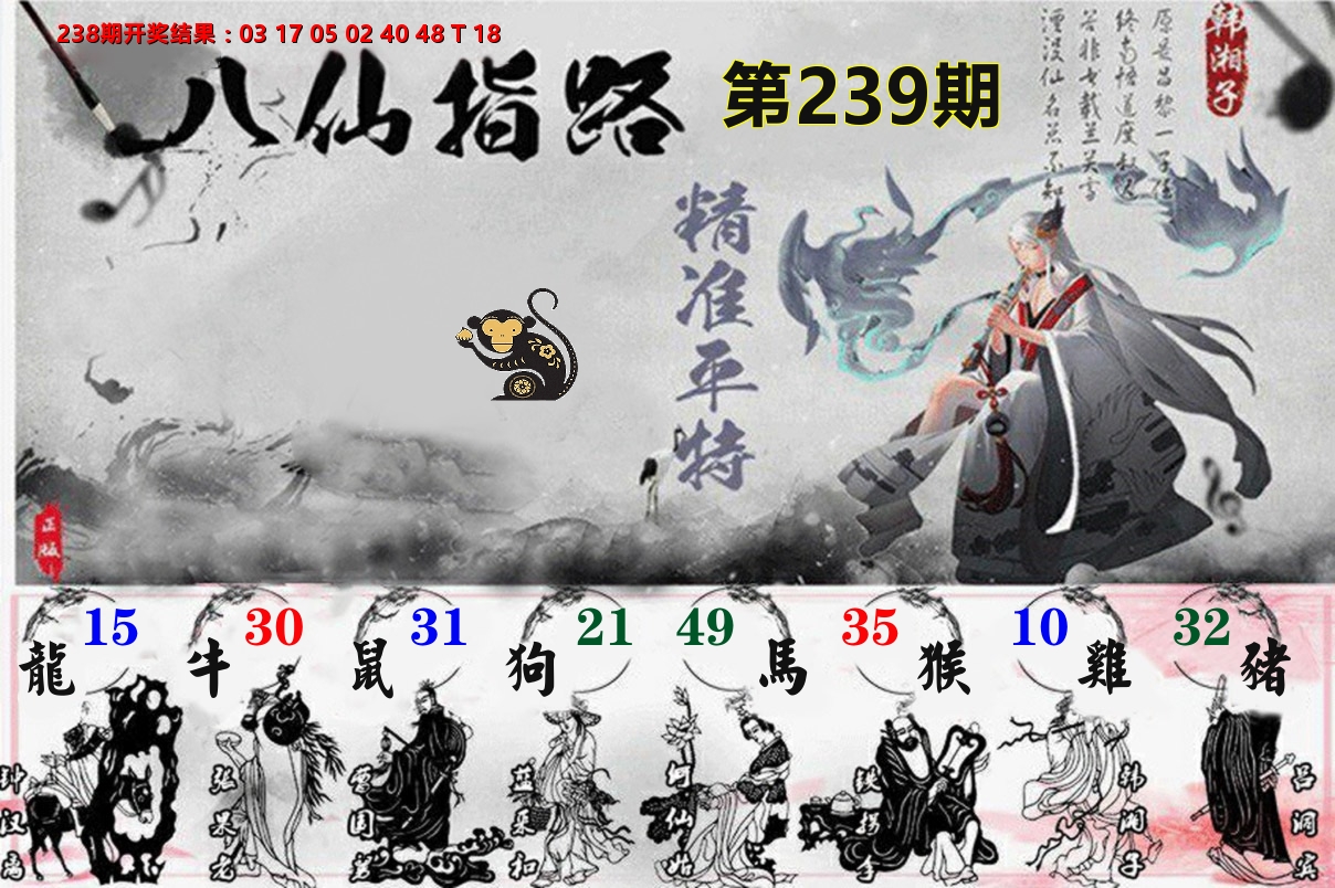 八仙指路 第239期