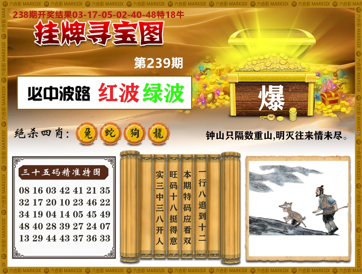 澳门挂牌寻宝 第239期