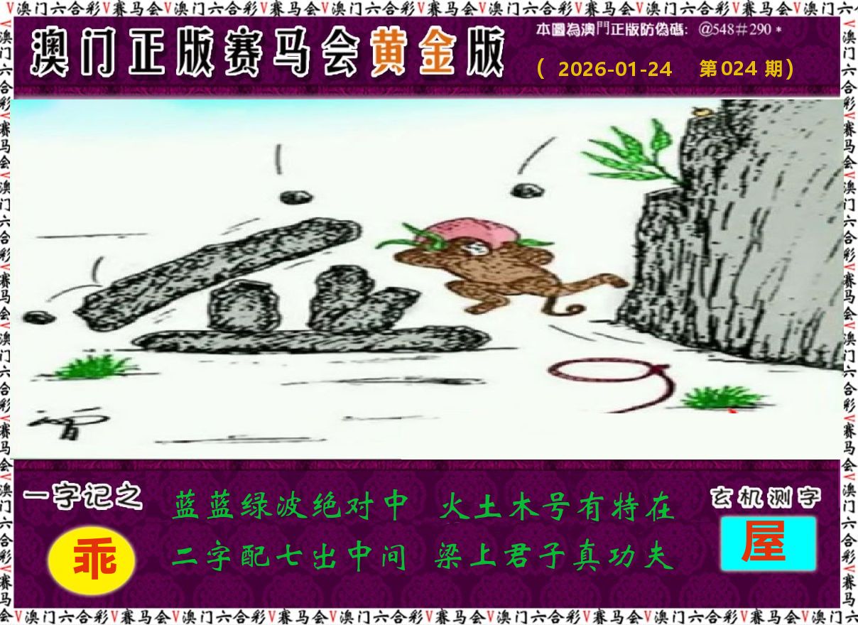 赛马会黄金版 第24期
