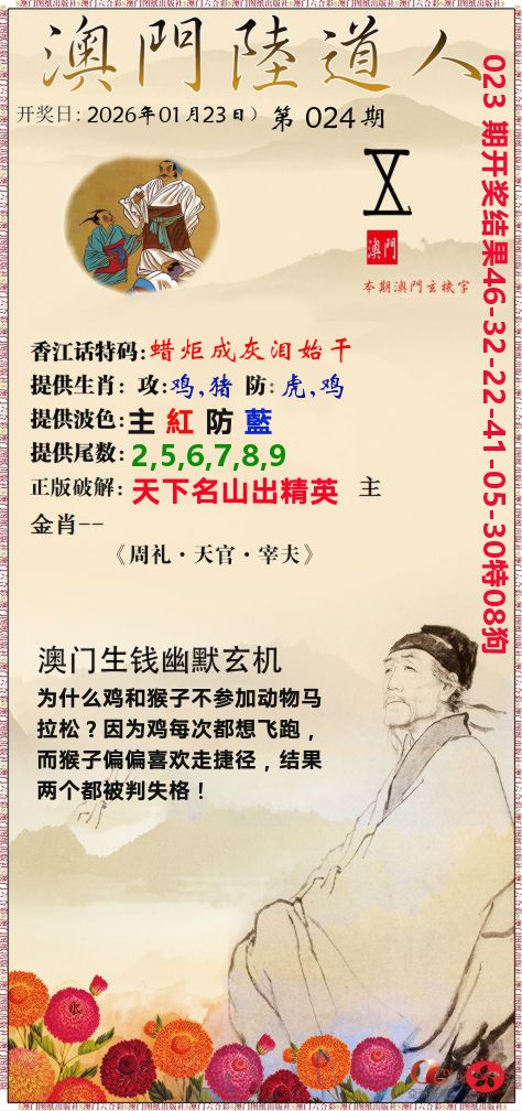 澳门陆道人 第24期