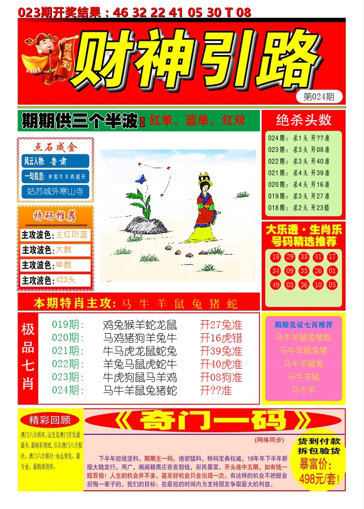 财神引路 第24期