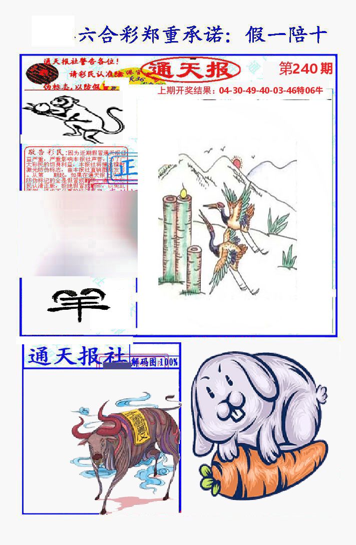 通天报 第240期
