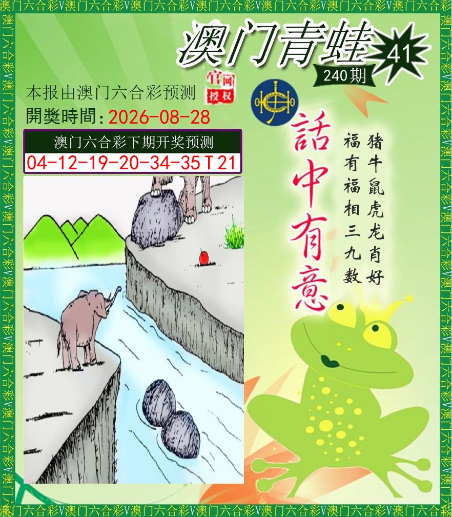 青蛙系列43 第240期