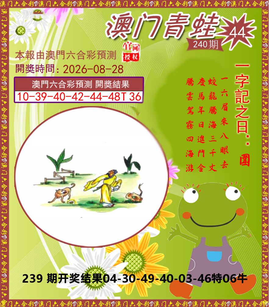 青蛙系列44 第240期