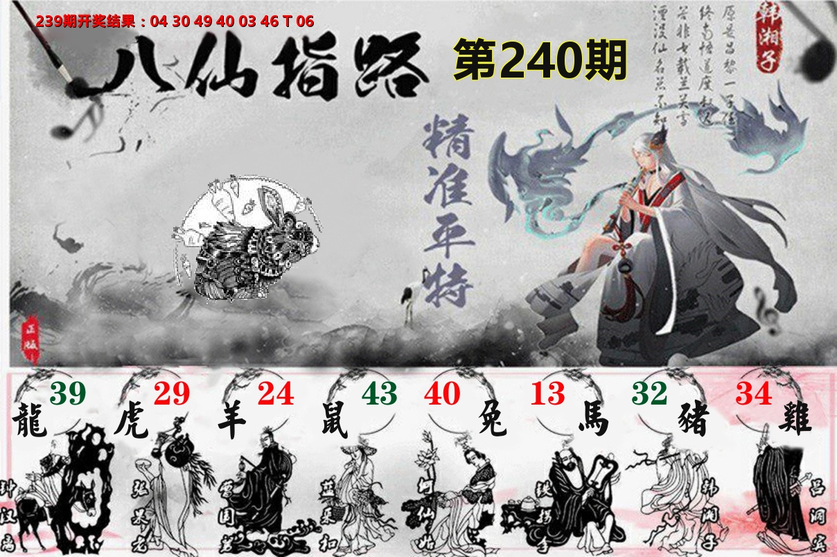 八仙指路 第240期