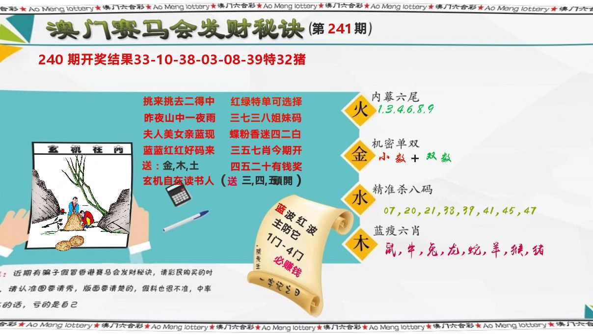 发财秘诀 第241期
