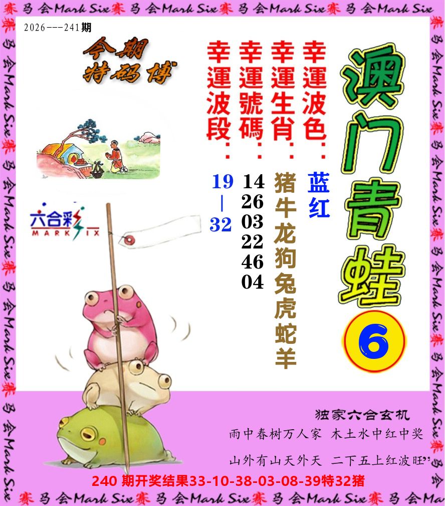 青蛙系列6 第241期