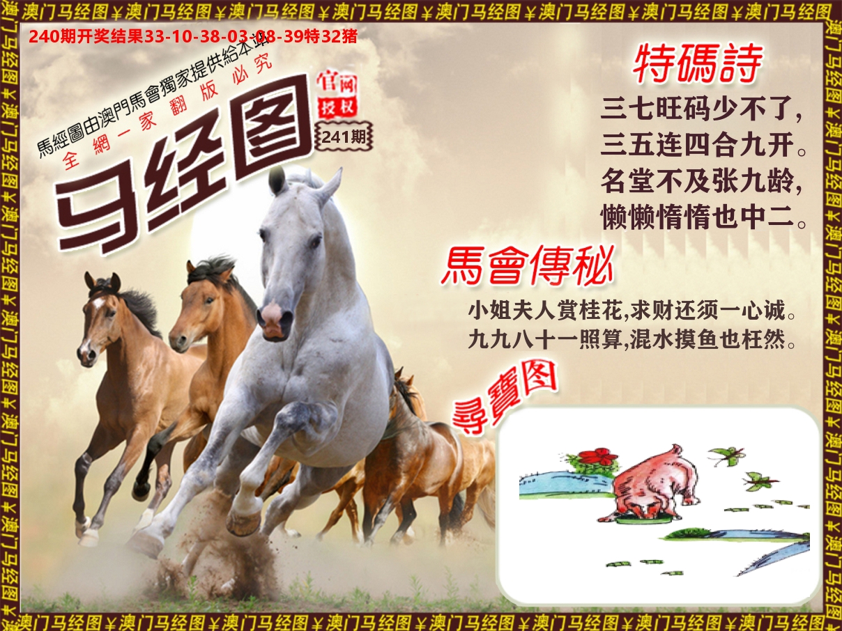 马经系列 第241期