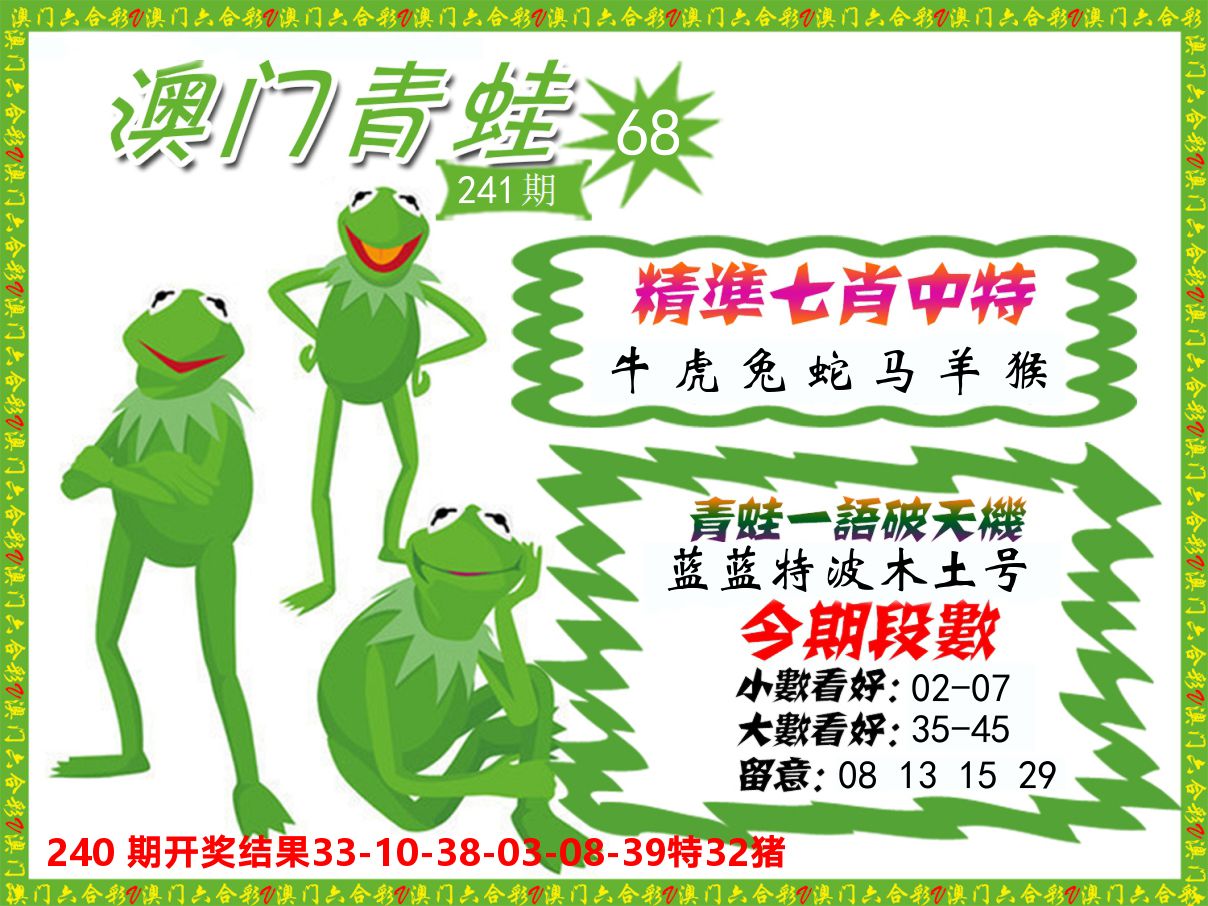青蛙系列68 第241期