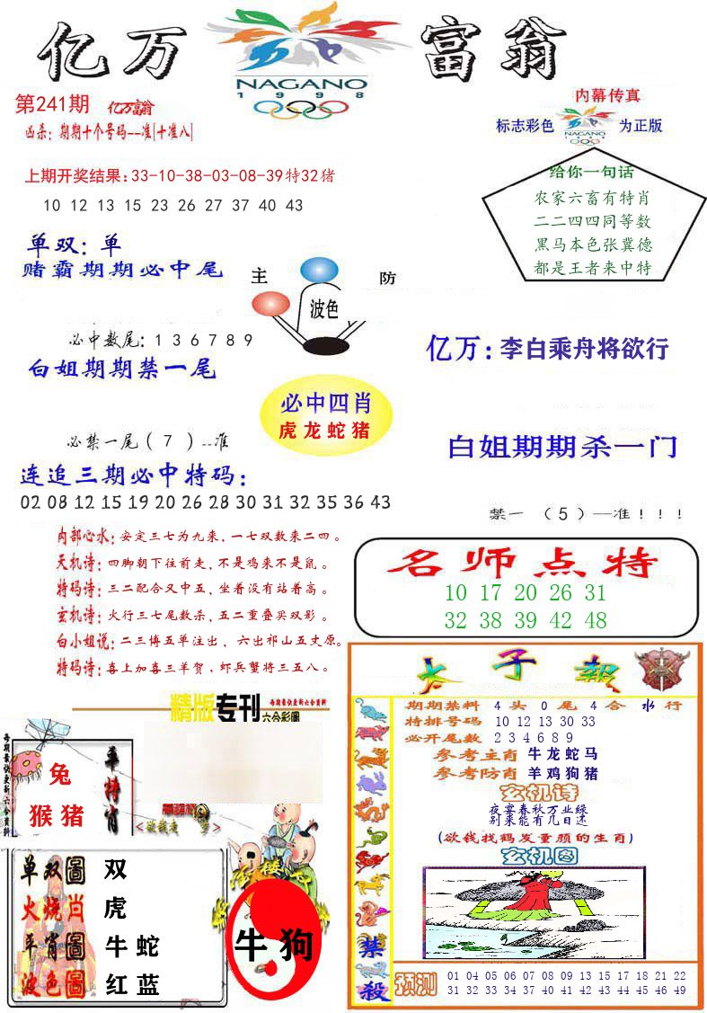 亿万富翁 第241期
