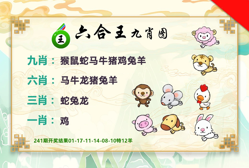 六合王九肖图 第242期