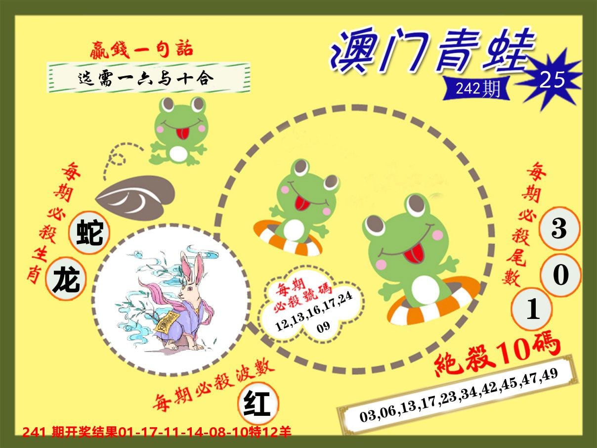 青蛙系列25 第242期