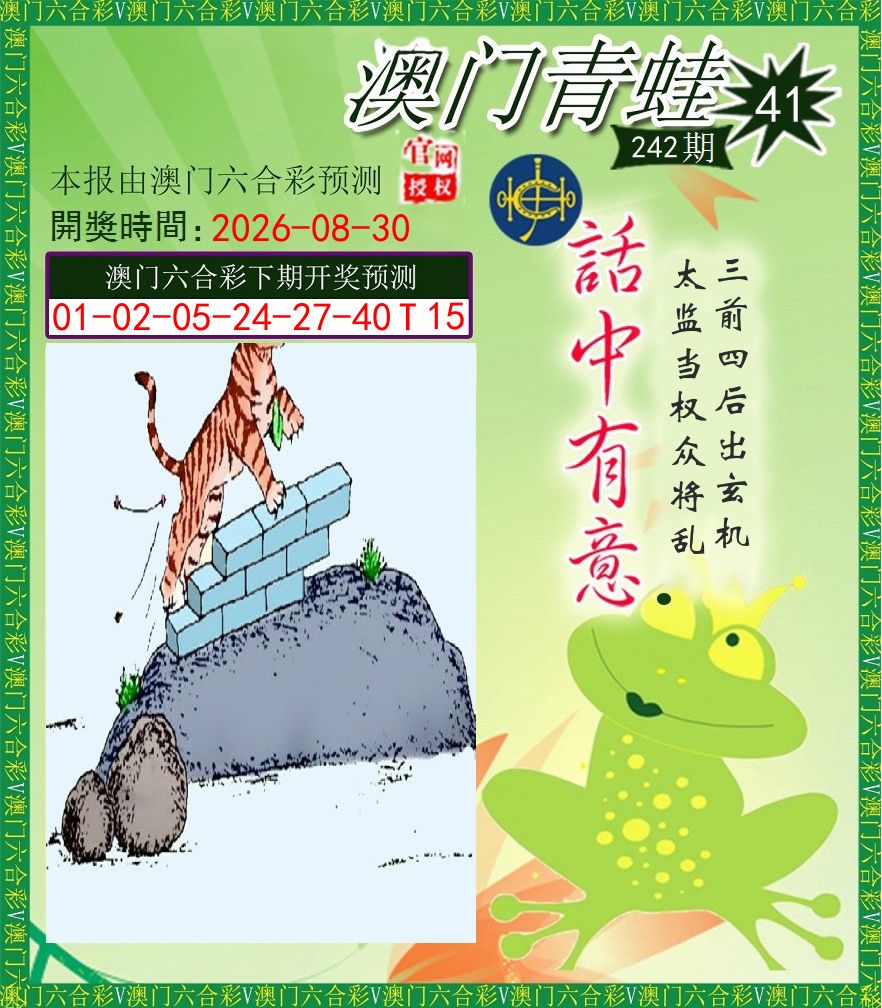 青蛙系列43 第242期
