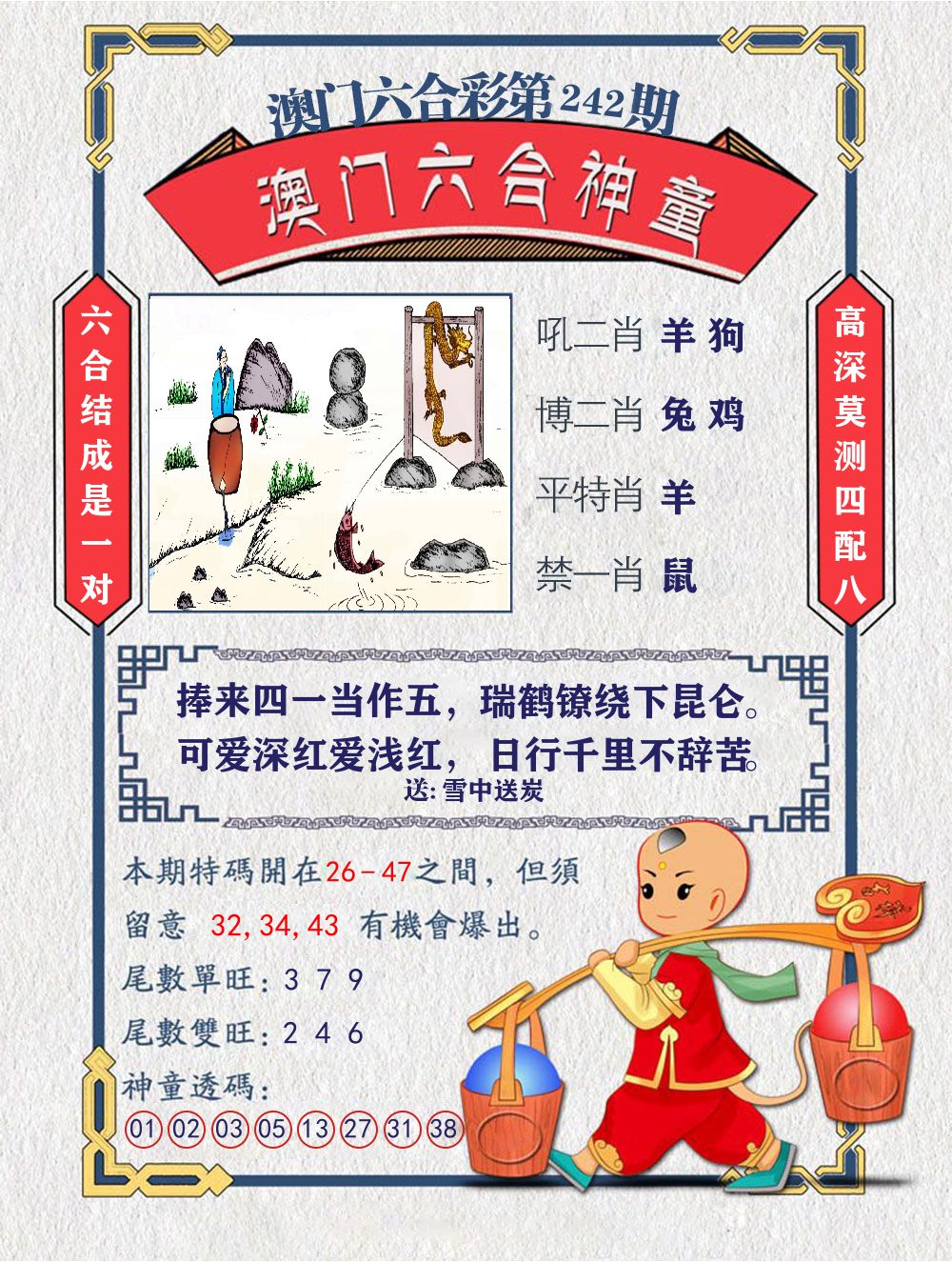 六合神童 第242期