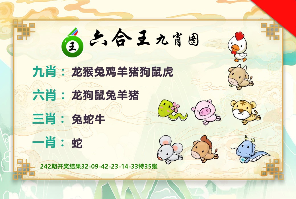 六合王九肖图 第243期