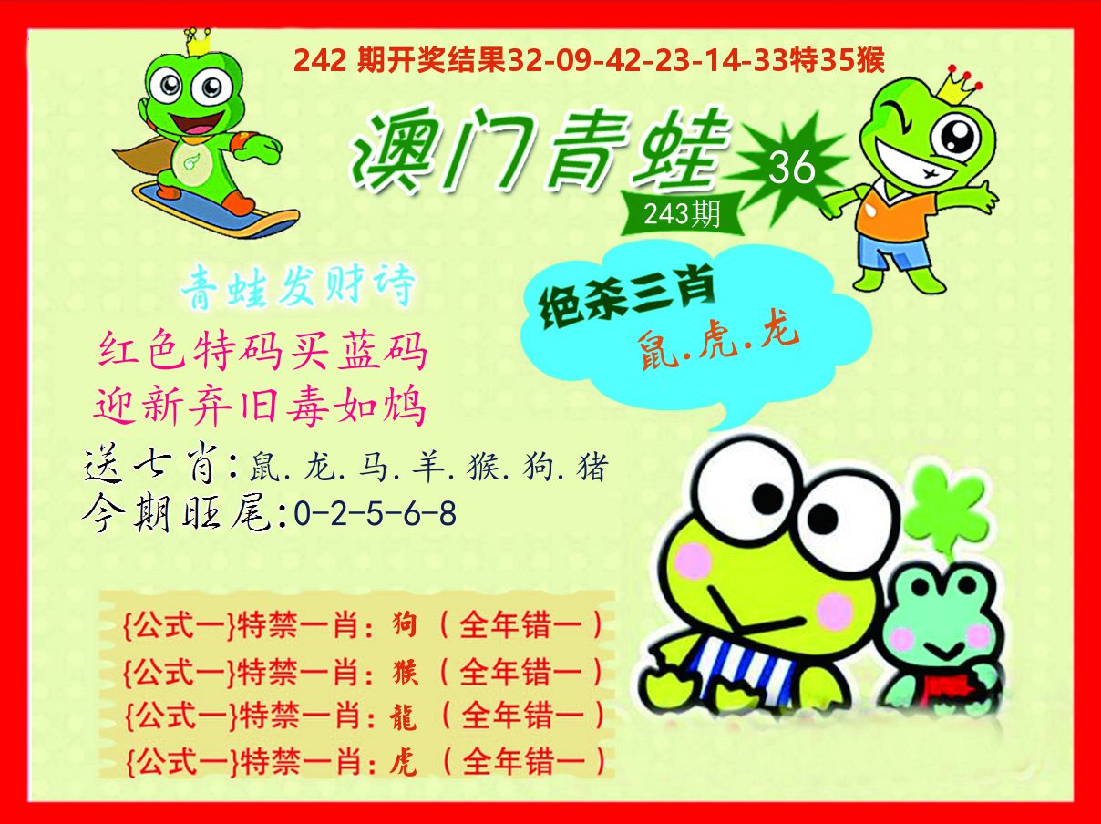 青蛙系列36 第243期