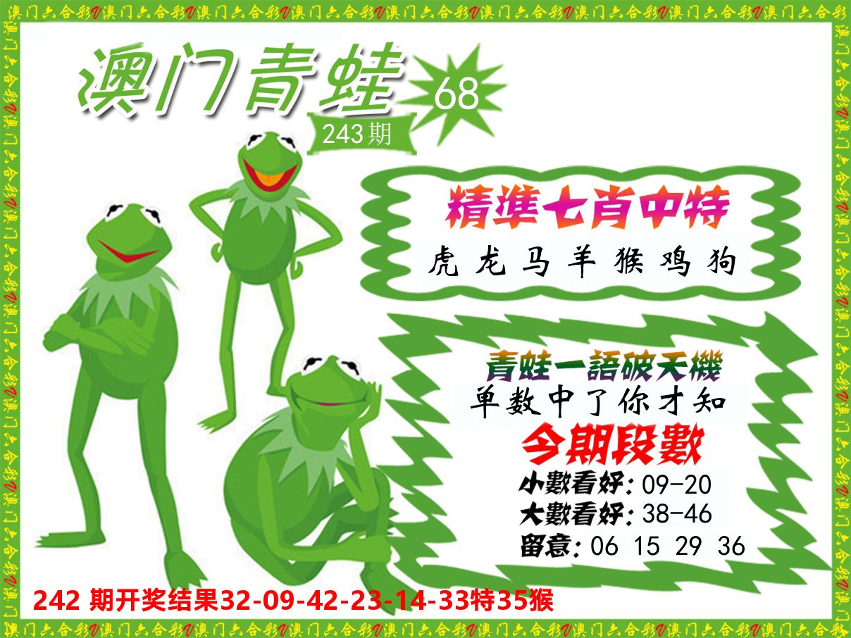 青蛙系列68 第243期