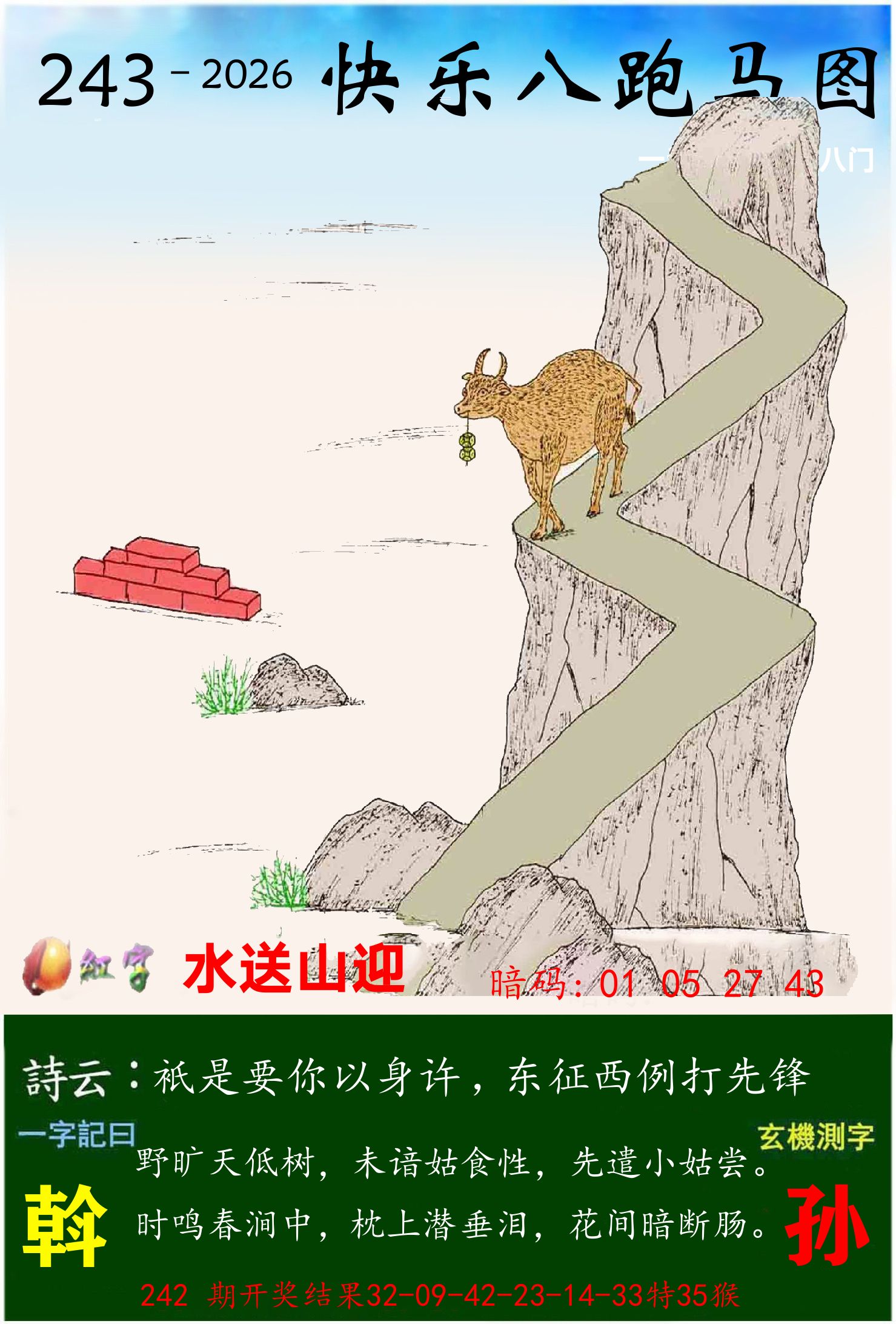 澳门跑马 第243期
