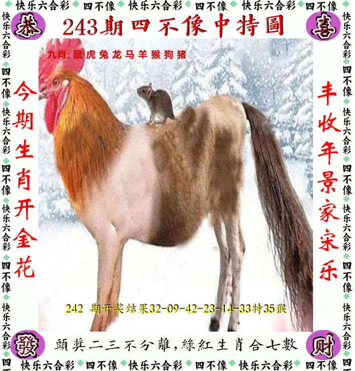 四不像 第243期