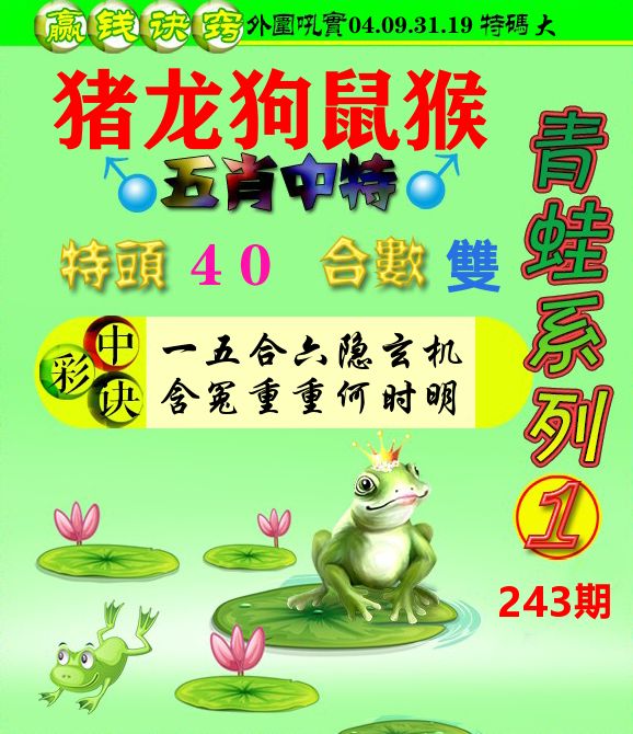 青蛙彩图 第243期