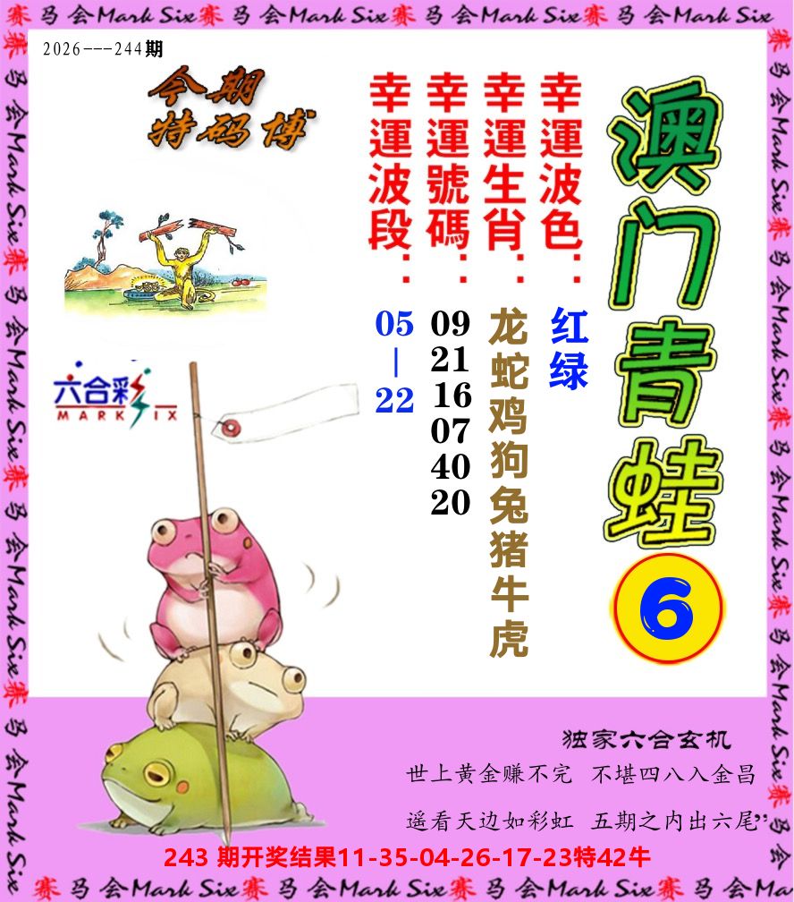 青蛙系列6 第244期