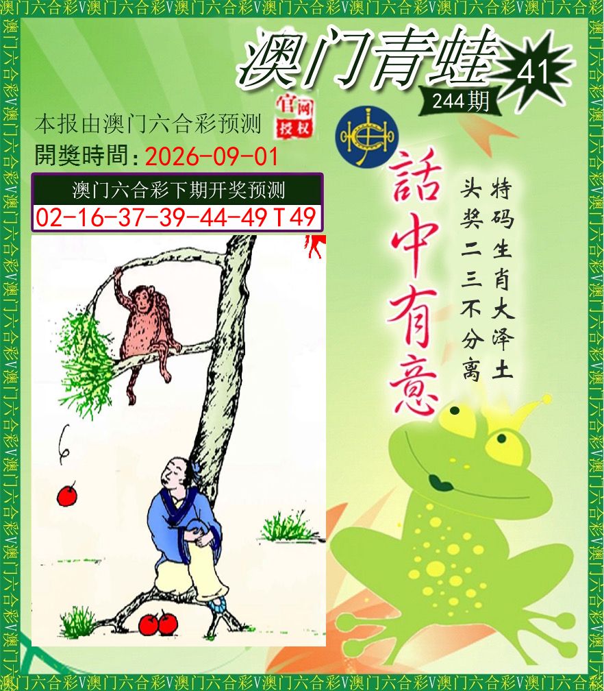青蛙系列43 第244期