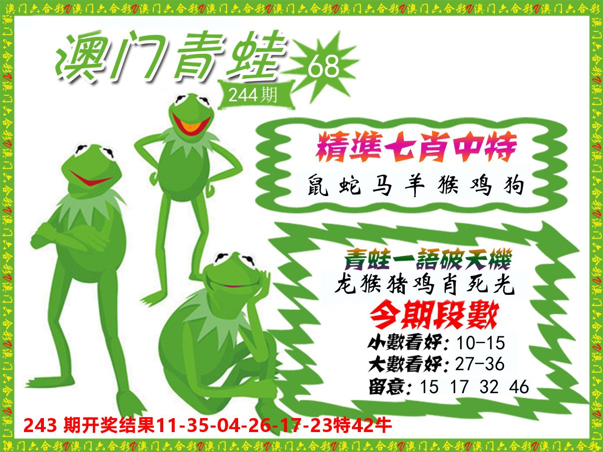 青蛙系列68 第244期
