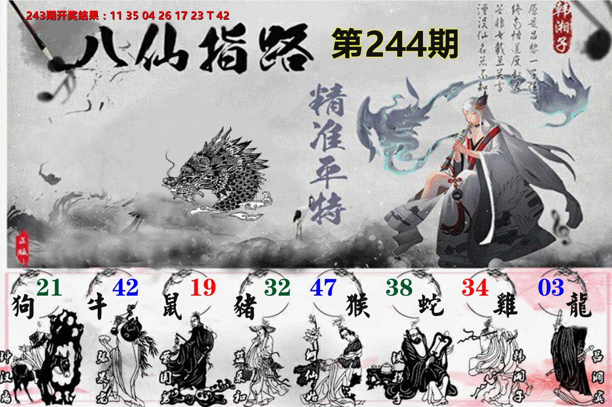 八仙指路 第244期