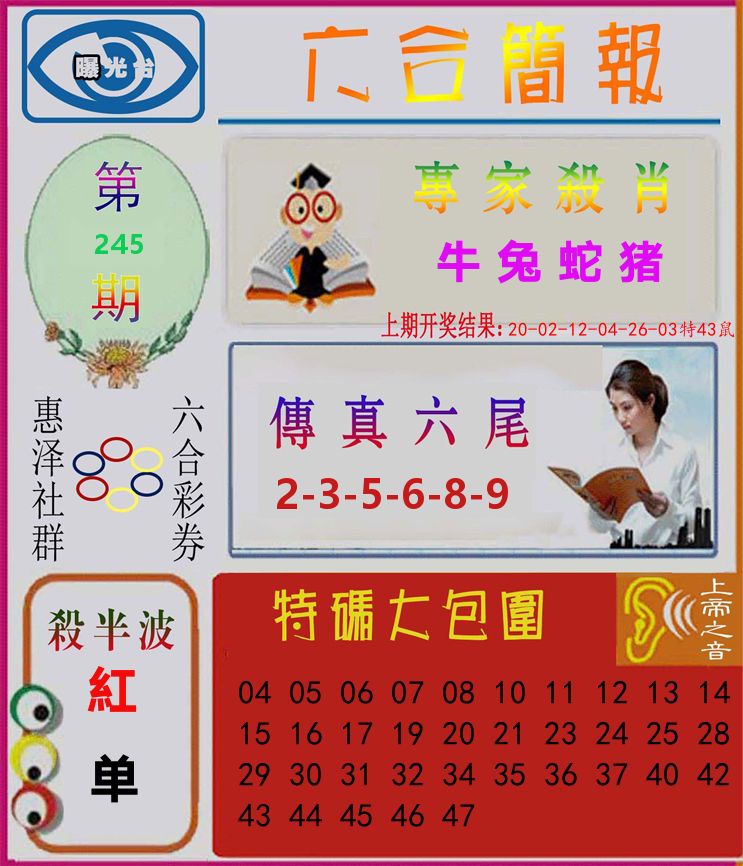 六合简报 第245期