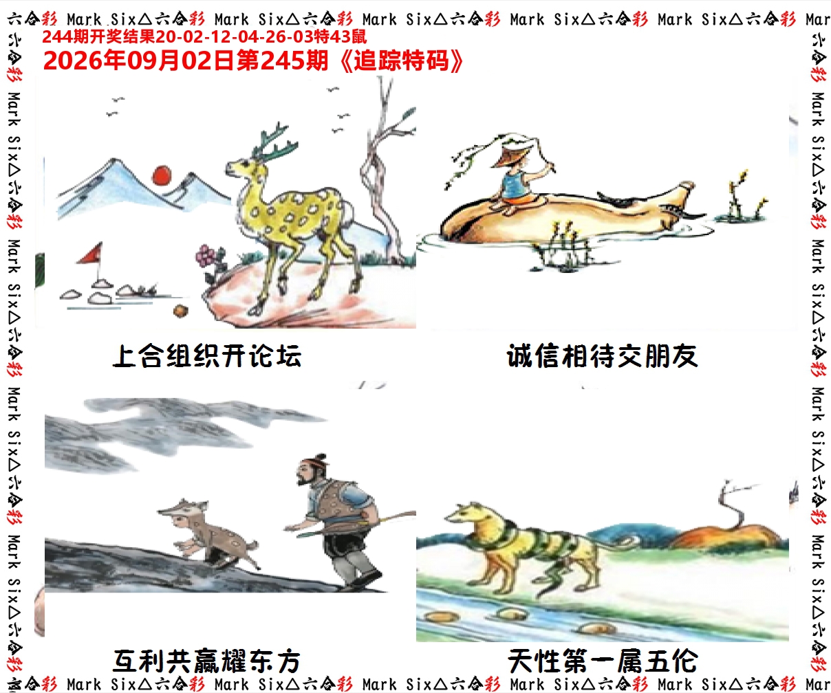 追踪特码 第245期