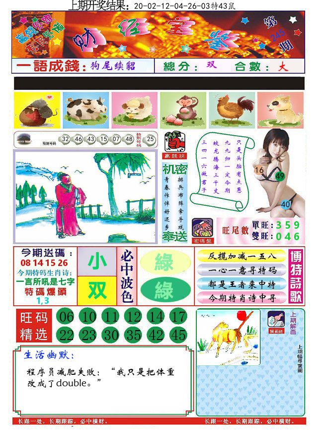 澳门财经宝鉴 第245期