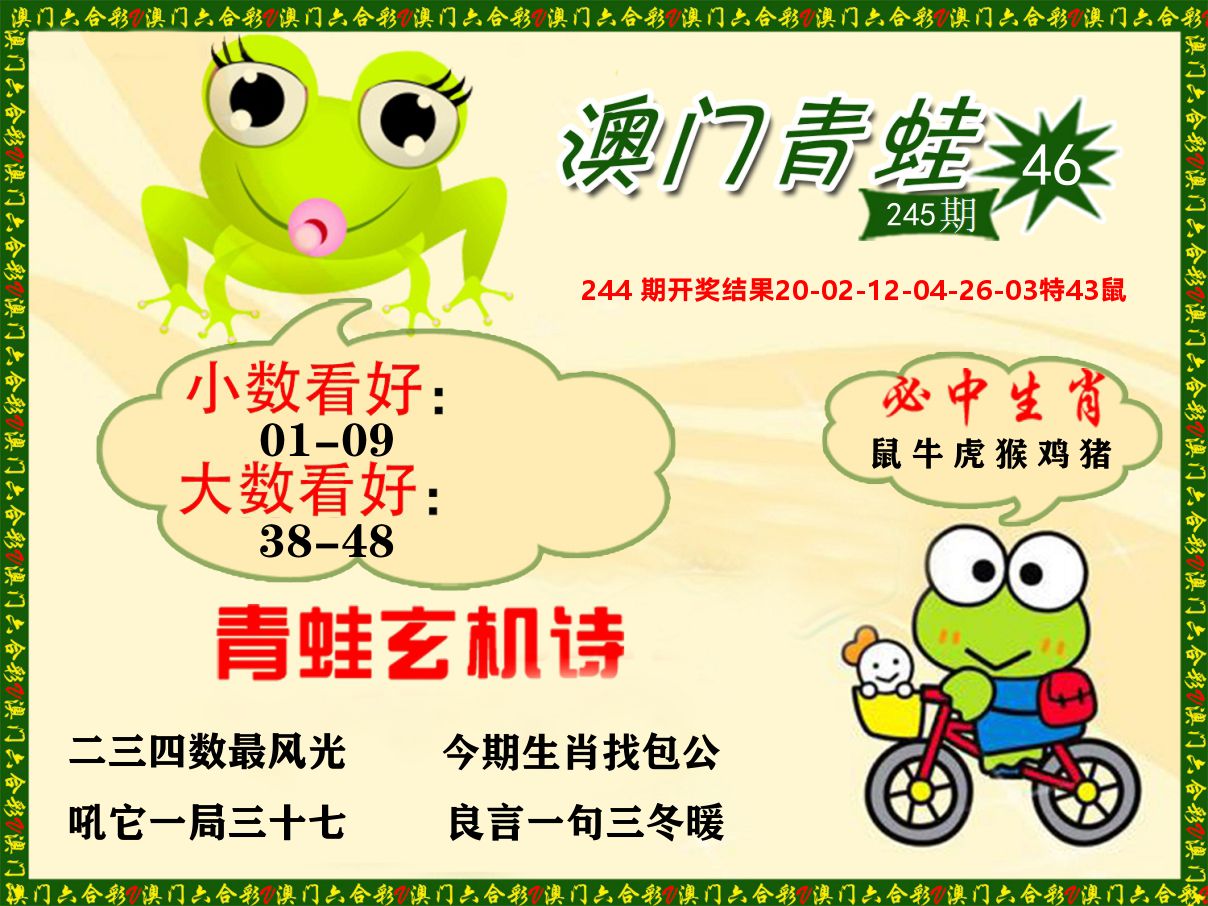 青蛙系列46 第245期