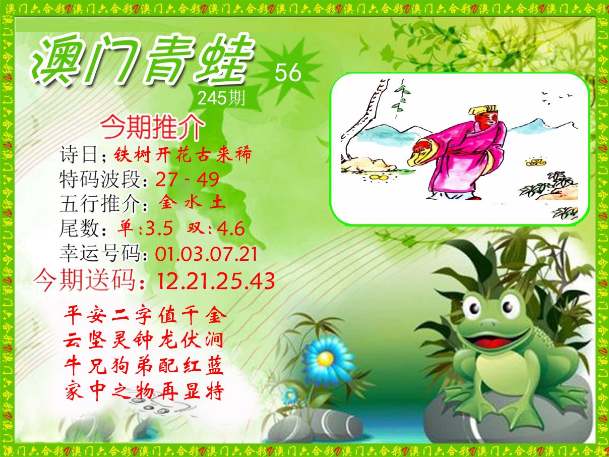 青蛙系列56 第245期