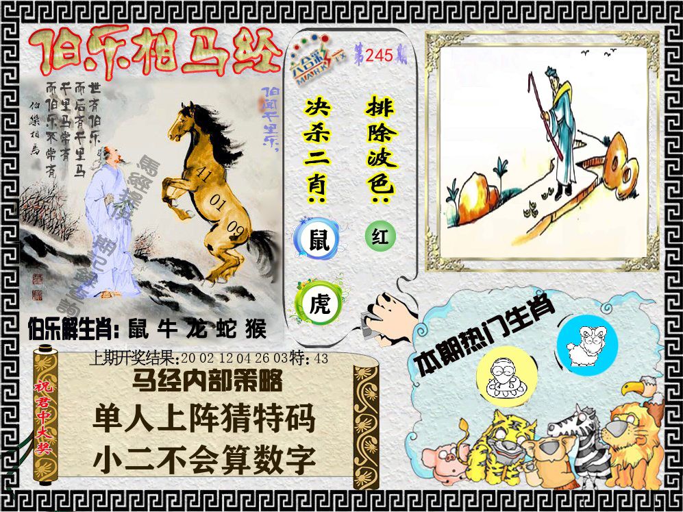 伯乐相马经 第245期
