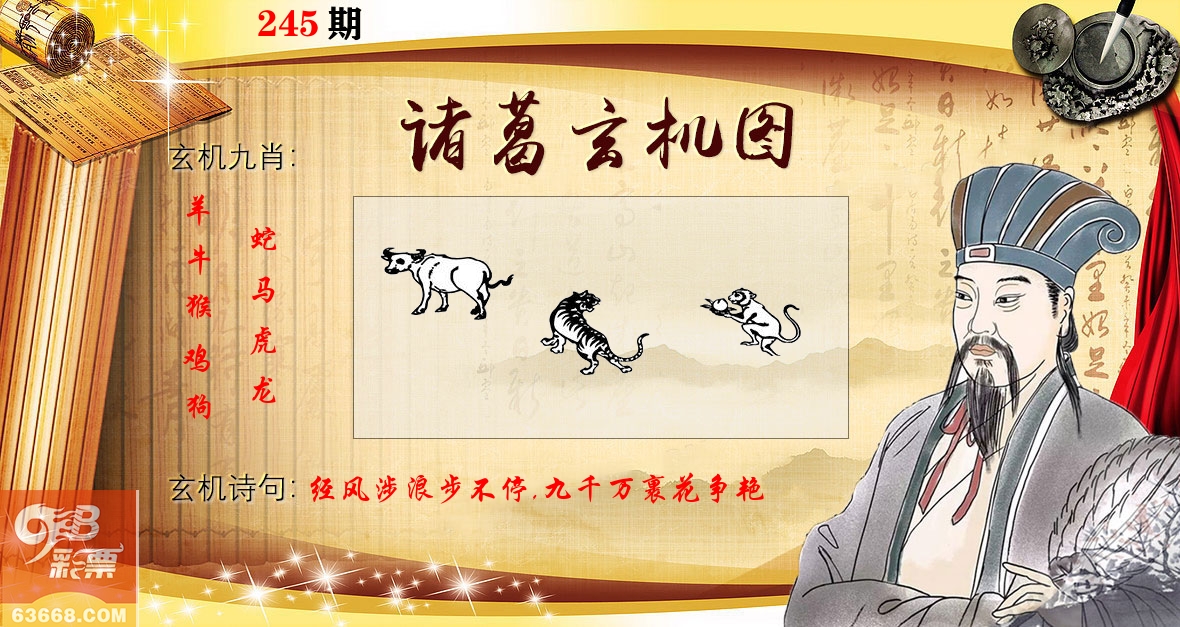 诸葛玄机图 第245期